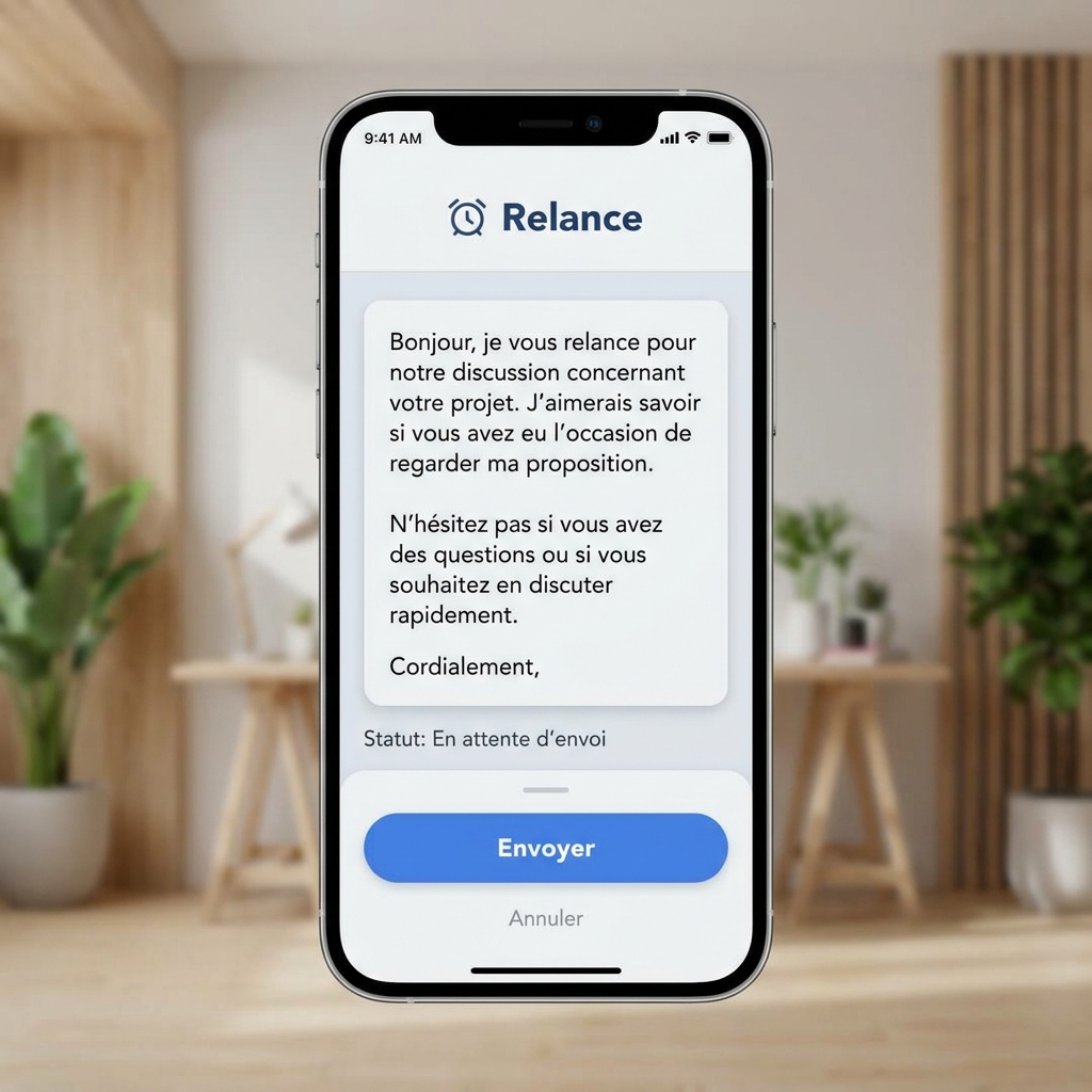 Notification de relance automatique